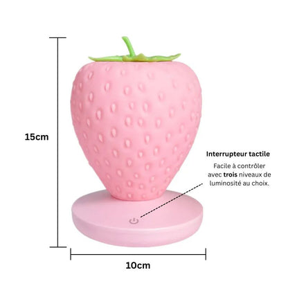 Lampe de chevet Fraise en silicone