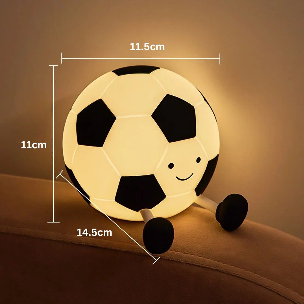 Veilleuse LED en forme de football