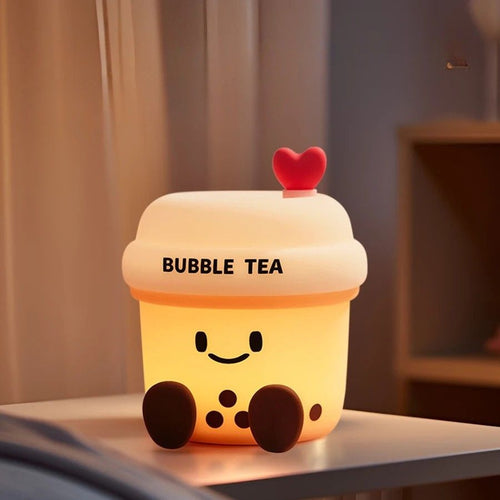 Veilleuse en forme de bubble tea pour bébé