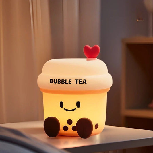 Veilleuse en forme de bubble tea pour bébé