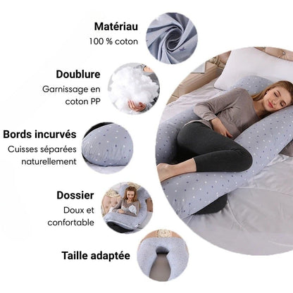 Coussin d’allaitement polaire doux