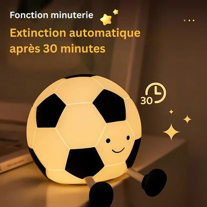 Veilleuse LED en forme de football