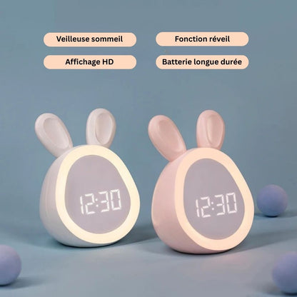 Lampe de chevet intelligente avec horloge et alarme