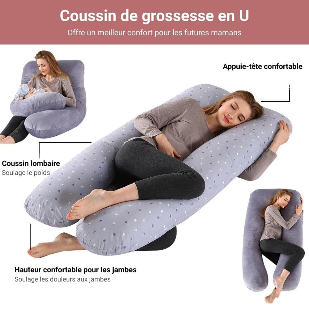 Coussin d’allaitement polaire doux