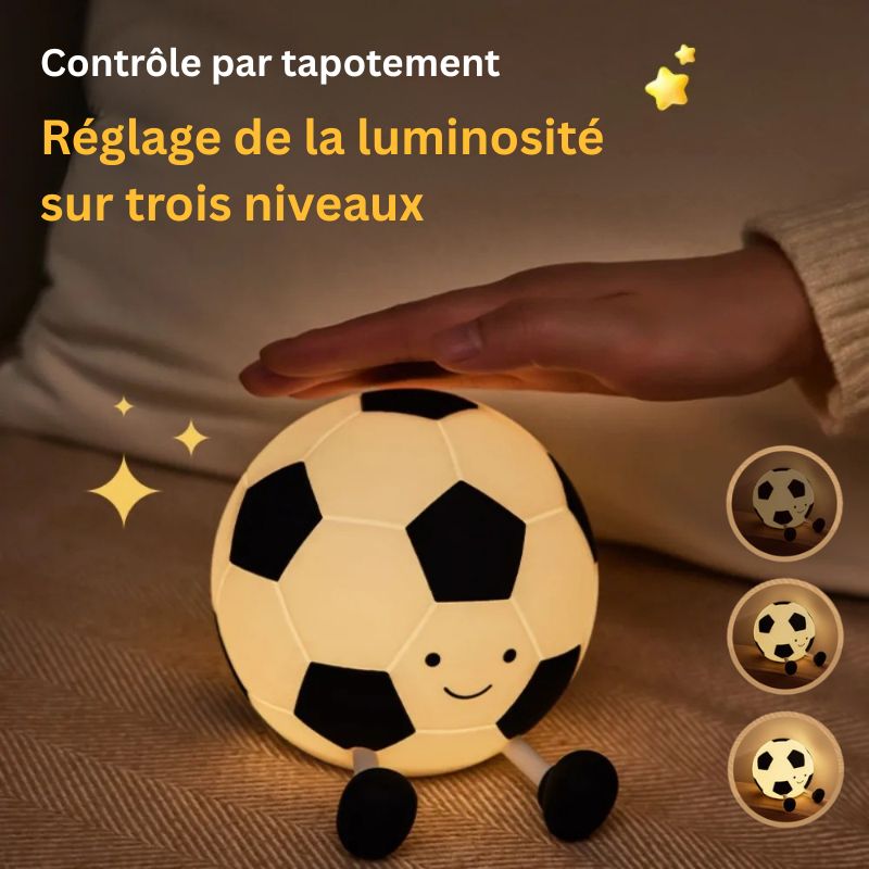 Veilleuse LED en forme de football