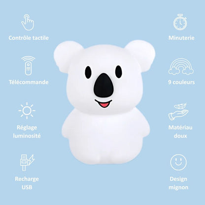 Veilleuse mignonne en forme de koala