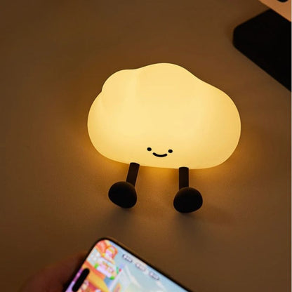 Veilleuse nuage en silicone rechargeable