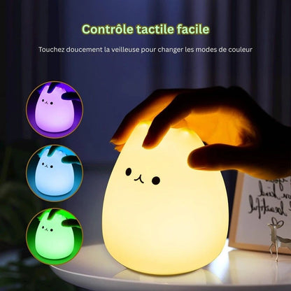 Veilleuse colorée en silicone pour enfant
