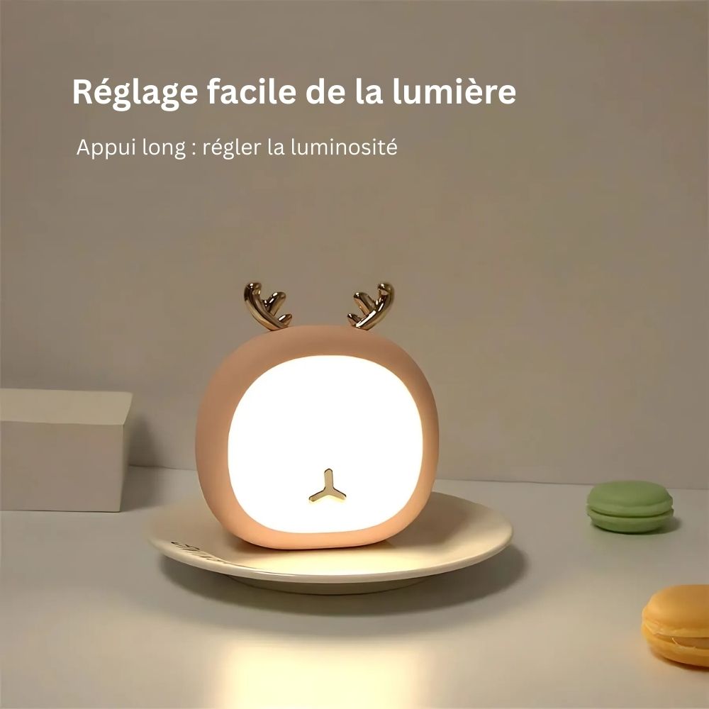 Veilleuse LED colorée en forme d’animal