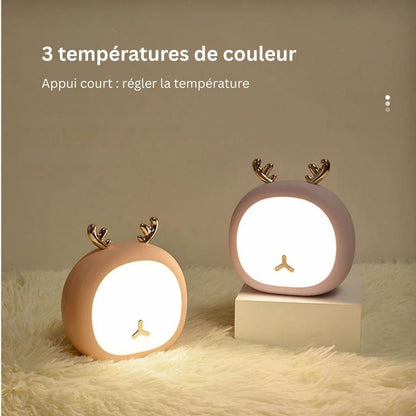 Veilleuse LED colorée en forme d’animal