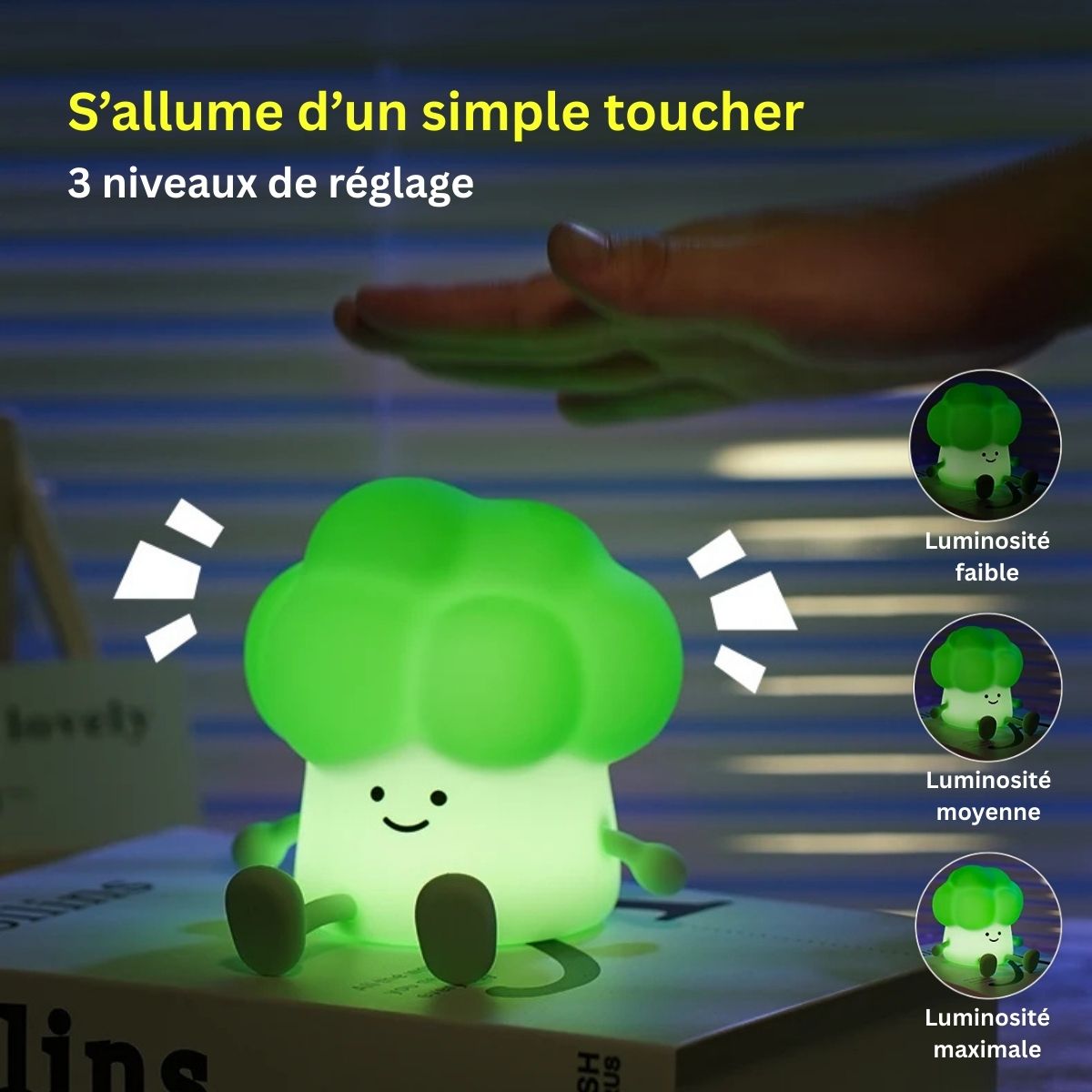Veilleuse en forme de brocoli