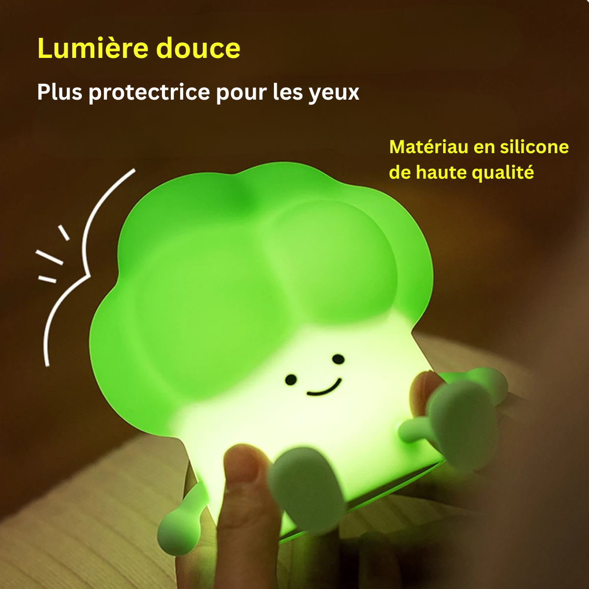Veilleuse en forme de brocoli