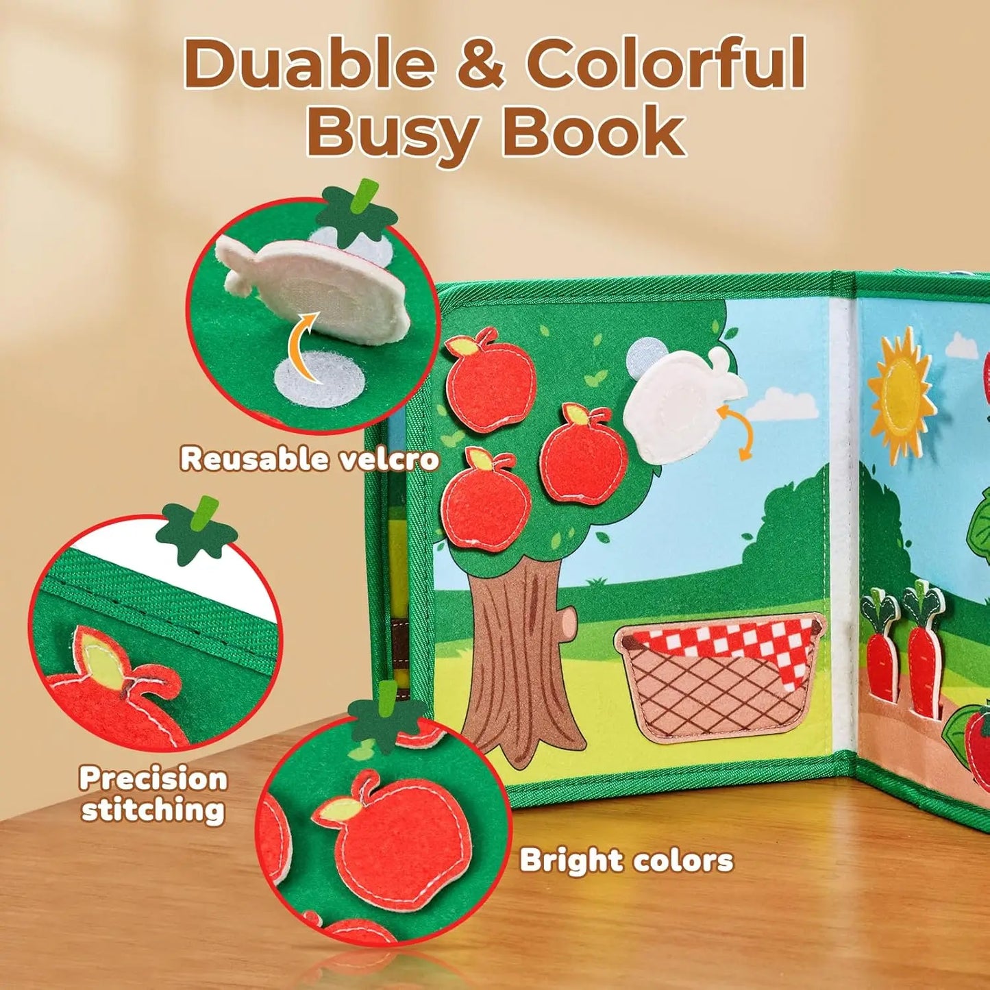 Livres d’éveil Montessori pour bébé
