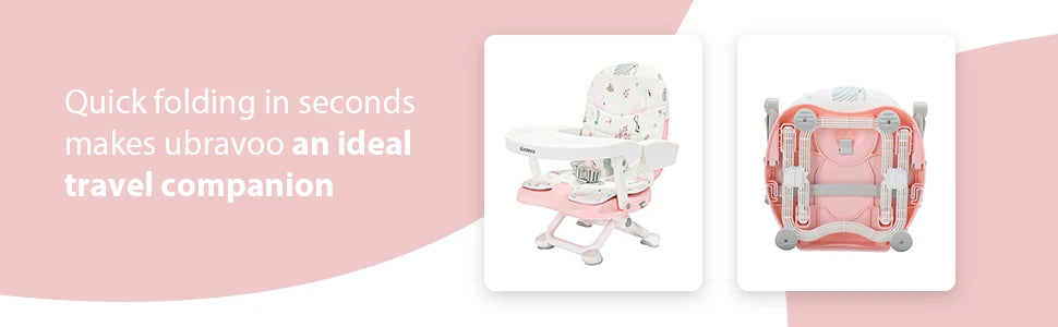 Chaise pliable multifonctionnelle pour bébé