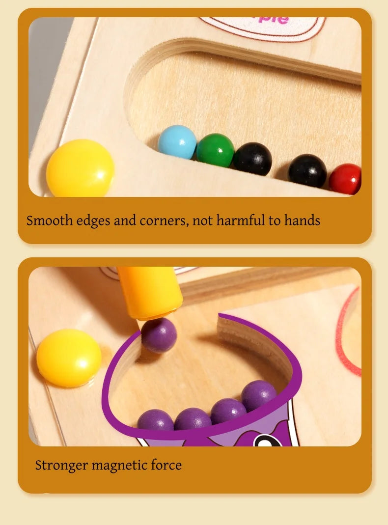 Jeux de Labyrinthe Magnétique Sensoriel Montessori