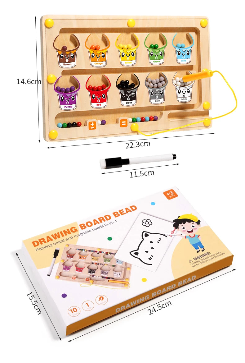 Jeux de Labyrinthe Magnétique Sensoriel Montessori
