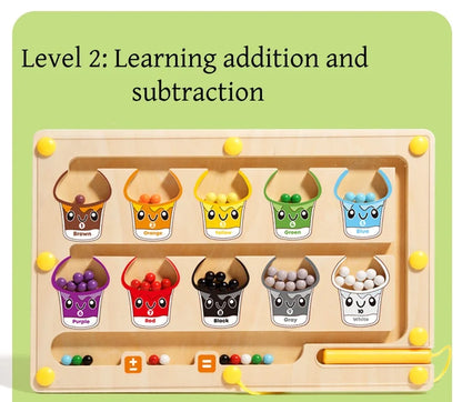 Jeux de Labyrinthe Magnétique Sensoriel Montessori