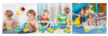 Lot de 2 pièces de jouets de bains voitures pour bébé