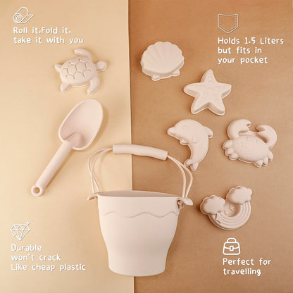 Ensemble de jouets de plage en silicone