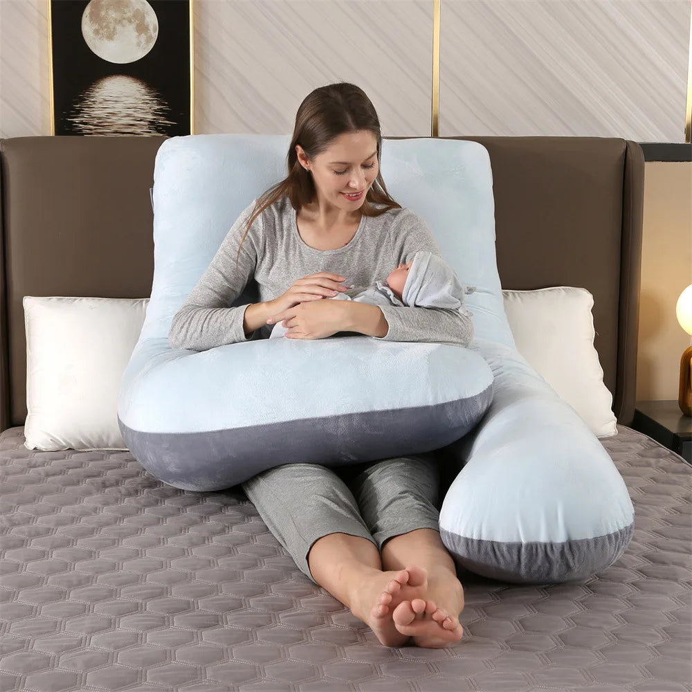 Coussin d’allaitement polaire doux