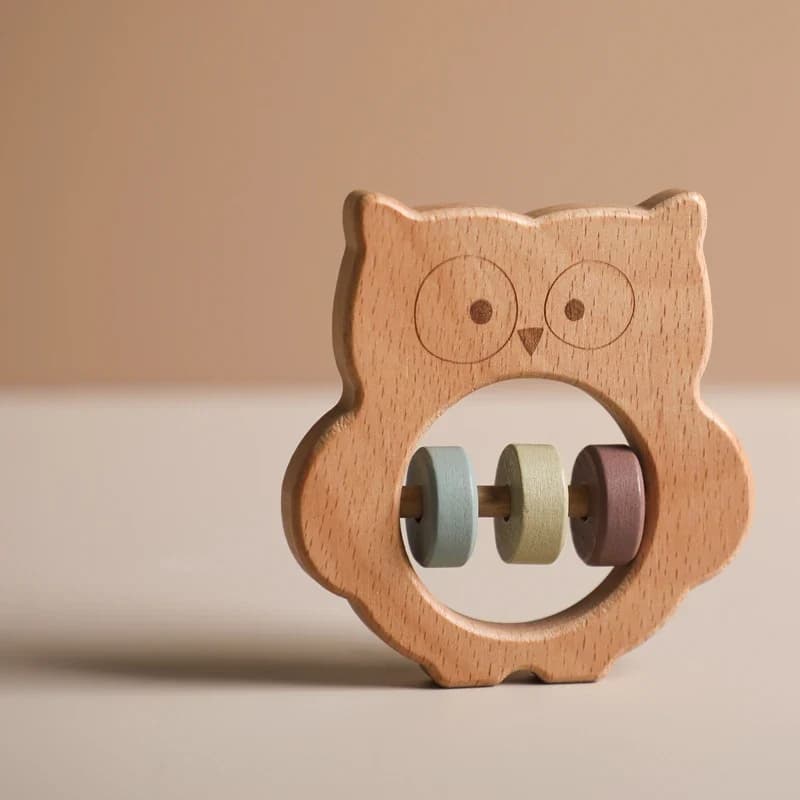 Anneau de dentition en forme de hibou
