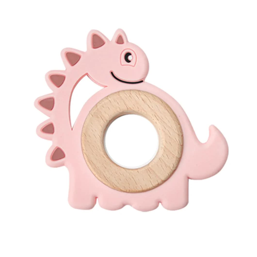 Anneau de dentition en bois pour bébé