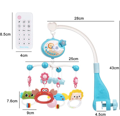 Arche d’activités musicale avec mobile en peluche pour bébé