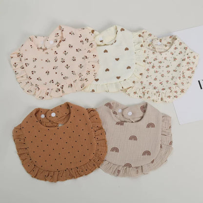 Bavoir en mousseline de gaze pour bébé