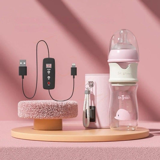 Biberon en verre avec isolation USB pour bébé