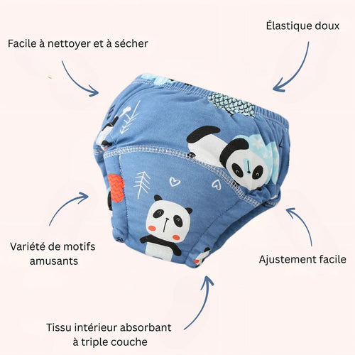 Culotte d'apprentissage - Panda Rêveur 🐼🌙