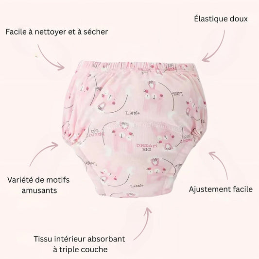 Culotte d'apprentissage - Petit Toutou 🐶💛