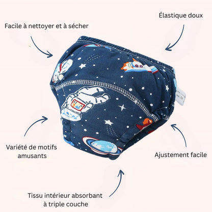 Culotte d'apprentissage - Capitaine Étoile ⭐🚀