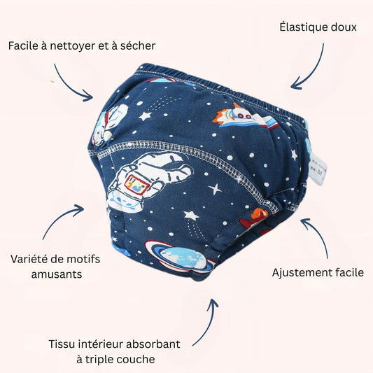 Culotte d'apprentissage - Capitaine Étoile ⭐🚀