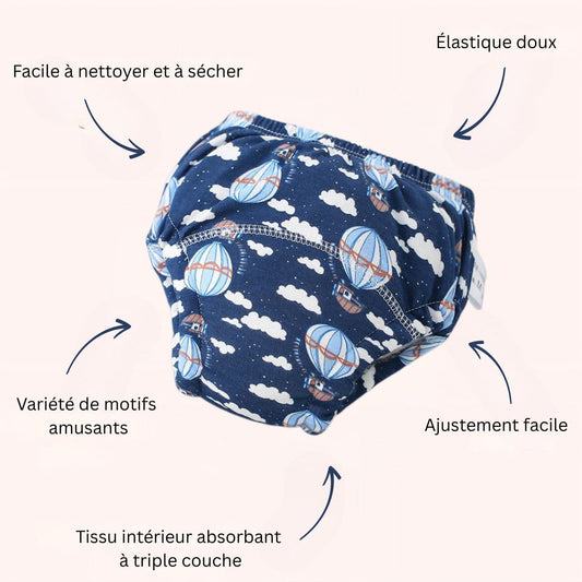 Culotte d'apprentissage - Nuage Envolé 🎈☁️