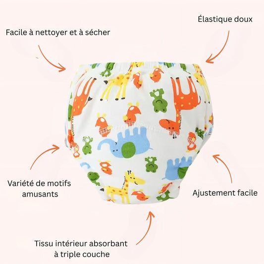 Culotte d'apprentissage - La Drôle de Savane 🐰🦒