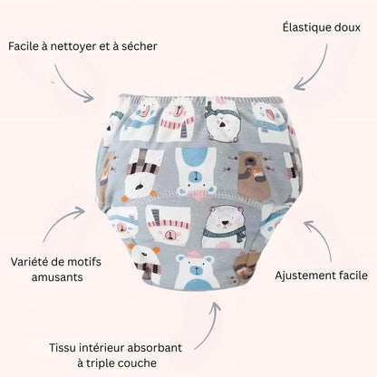 Culotte d'apprentissage - Flocon câlin ❄️🐻