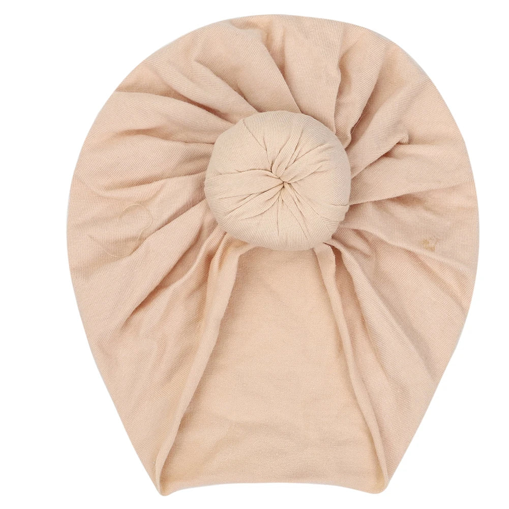 Bonnet turban donuts en coton