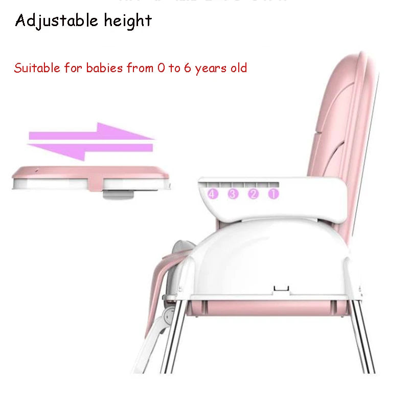 Chaise haute pliante pour bébé