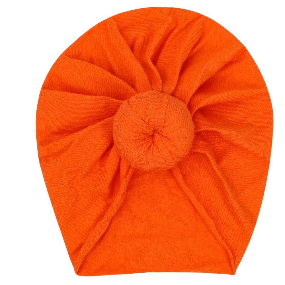 Bonnet turban donuts en coton