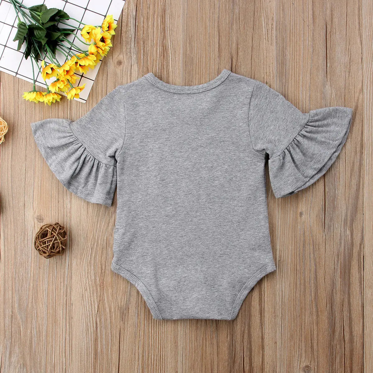 Ensemble pour bébé fille à manches évasées