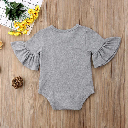 Ensemble pour bébé fille à manches évasées