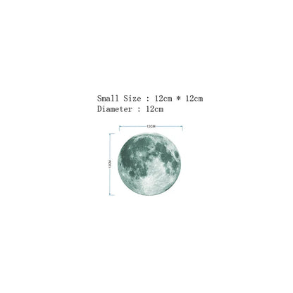 Sticker mural en forme de lune