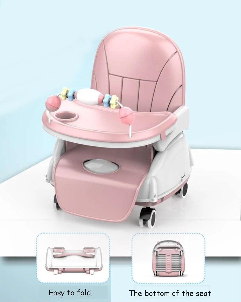 Chaise haute pliante pour bébé