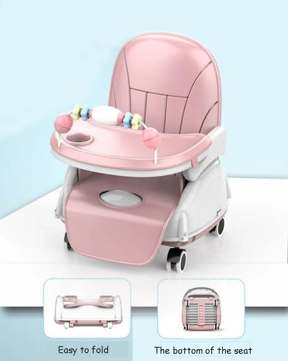 Chaise haute pliante pour bébé