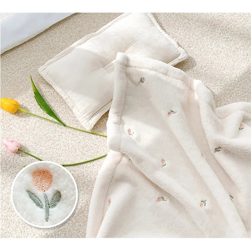 Couverture en flanelle pour bébé