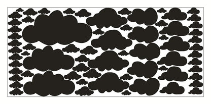 Autocollants muraux à motif nuage