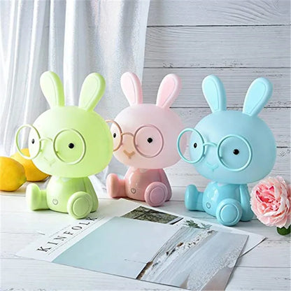 Veilleuse LED en forme de lapin de dessin animé