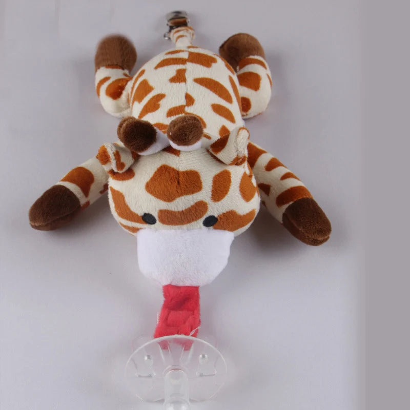 Tétine pour nouveau-né avec animaux en peluche