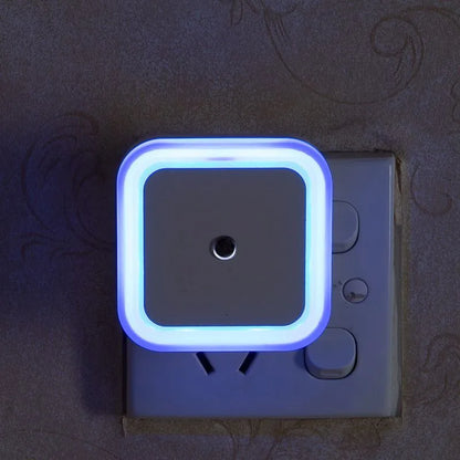Mini lampe LED carrée avec capteur de lumière sans fil