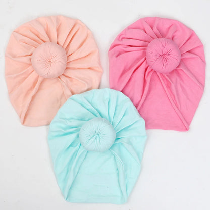 Bonnet turban donuts en coton
